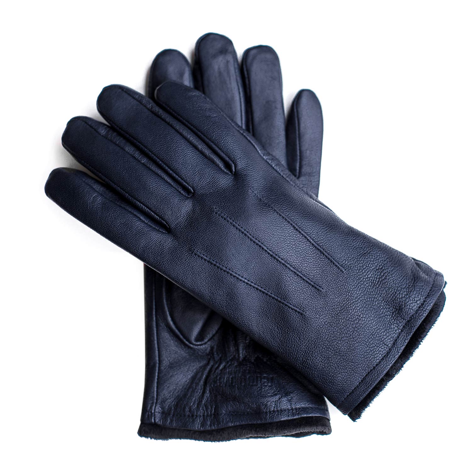 Mens navy blue gloves discount